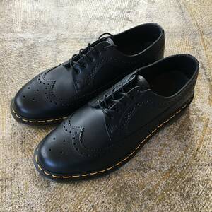 UK 9（28.0cm）｜ドクターマーチン Dr.Martens 3989 BROGUE SHOES ブローグシューズ 黒 限定モデル 22210001 メダリオン YS (新品)(正規品)