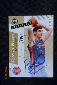 Bill Laimbeer 2006-07 Chronology Signature Decades 80s #71/80