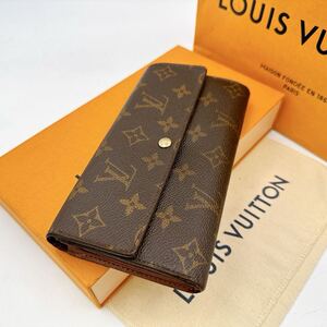 3729【美品】LOUIS VUITTON ルイヴィトン モノグラム ポルトフォイユ サラ 二つ折り財布 長財布 ウォレット M61734/MI1006