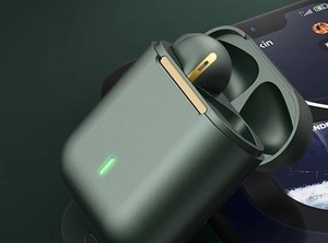 最新 新品 Air pods代替 ワイヤレスイヤホン PRO グリーン 充電BOX Bluetooth5.0 大人的デザイン Android Apple iPhone対応