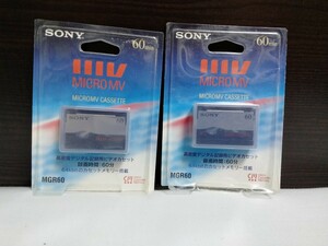 SONY MICRO MV MGR60 2本セット