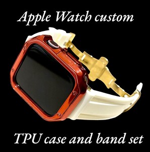 アップル用バンド ラバーベルト Apple Watch カバー　ケース メンズ　レディース38 40 41 42 44 45 49 f