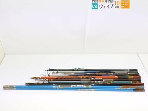 NFT パワーループ アクシス 20号 400、シマノ ホリデースピン HG 15-270 他 投げ竿 ジャンク大量セット ジャンク品