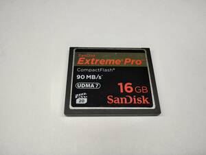 16GB　SanDisk　Extreme pro　CFカード　フォーマット済み　メモリーカード コンパクトフラッシュカード
