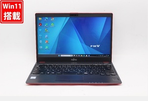 中古 フルHD タッチ 13.3型 Fujitsu LIFEBOOK U938S Windows11 七世代 i5-7200U 8GB 256GB-SSD カメラ 無線 Office付 管:1037w