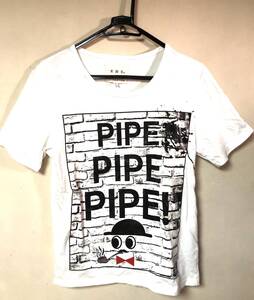 KMK PIPE Tシャツ Produced by KINGCY MASK キングリーマスク パイプ イラスト ユニセックス