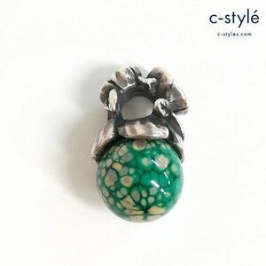 O916a [人気] TROLLBEADS トロールビーズ フォーゲットミーノットウィズバッド マルチカラー シルバー 925S LAA | ジュエリー N