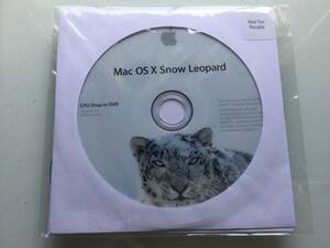 Mac OS X Snow Leopard CPU Drop-in DVD version 10.6