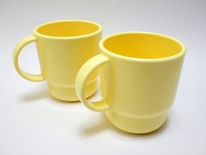 ★ タッパーウェア ペア マグカップ キャンプ アウトドアにも！ ★G890 Tupperware Mug Cup