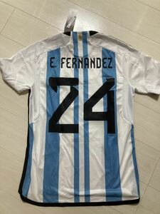 【新品タグ付き】アルゼンチン代表2023ホーム3starsユニフォーム 24番 Enzo fernandez エンソ フェルナンデス チェルシー所属