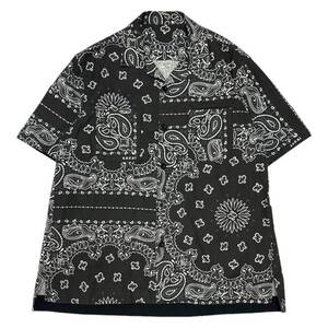 sacai サカイ　22SS Paisley S/S Shirts ブラック サイズ:2