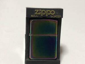 ケース付き ZIPPO ジッポー 無地　マジョーラカラー 2002年製 アメリカ オイルライター MADE IN USA