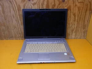 □Yh/066☆ソニー SONY☆15.4型ノートパソコン☆PCG-7J1N☆VGN-FT50B☆Core2Duo T2300 1.66GHz☆メモリ/HDD/OSなし☆動作不明☆ジャンク