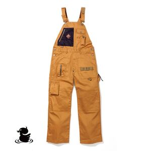 美品!定価￥17,600★grn outdoor★HIASOBI BIG BEN OVERALL★オーバーオール キャメル GO9204Q メンズ キャンパー オールインワン★Lサイズ