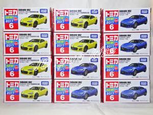 ◆◇トミカ No.6 SUBARU BRZ (初回特別仕様)＆初回新車シール付き通常版☆１２台セット★新品未開封品★即決☆◇◆