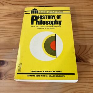 洋書 HISTORY OF Philosophy FROM THE EARLIEST TIMES TO THE PRESENT WILLIAM S.SAHAKIAN