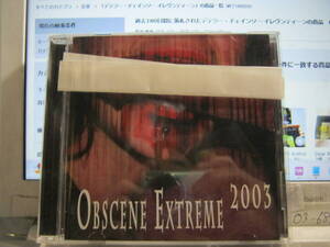 V.A./ Obscene Extreme 2003 Czech Republic CD Cripple Bastards Desecration Dead Infection Ingrowing Obscenity Denak Inhumate 