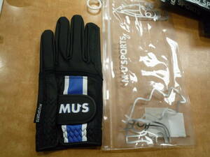 MU-SPORTS・お洒落で全天候型グローブ・黒・21～22新品です！