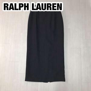 RALPH LAUREN ラルフローレン ロング タイトスカート 9 ブラック