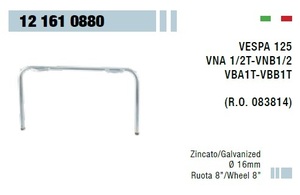 RMS 12161 0880 社外 センタースタンド ベスパ 旧型(適応注意)　VNA/VBB"　