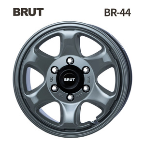 送料無料 ブルート BR-44 6.5J-16 +38 6H-139.7 (16インチ) 6H139.7 6.5J+38【2本セット 新品】