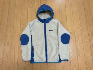 07’s パタゴニア レトロX フリースジャケット KIDS’ XLサイズ Patagonia 生成り