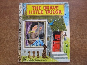 1802KK●洋書絵本「the brave little tailor」little golden book 1976●J.P. Miller