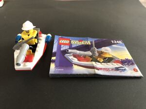 大幅値下げ【中古】LEGO 消化ボート 1248 System Fire Boat Set 1248 廃盤品 1999年 街シリーズ レゴ 希少 レア