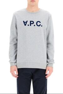 定価33400円 A.P.C. 『V.P.C.』 スウェットシャツ トレーナー アーペーセー　ユニセックス　男女兼用