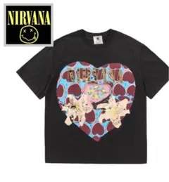 タ ニルバーナ Nirvana ハート シェイプド ボックス tee tシャツ