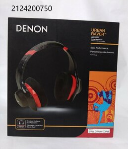 未使用品 Denon URBAN RAVER 密閉型オーバーヘッドヘッドホン レッド AH-D320RDEM