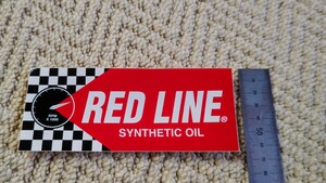 ●RED LINE ●レッドライン　●ステッカー　●横：155mm×縦：65mm