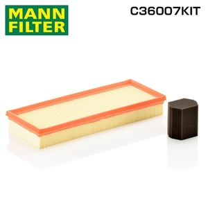 C36007KIT 2008 A94HN01 エアーエレメント MANN プジョー 98 055 520 80互換 エアエレメント エアーフィルター エアフィルター