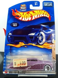 ホットウィール パープルパッション 1/4　HOT ROD/Purple Passion/バンダイ/Hot Wheels/未開封保管品