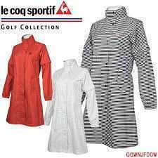 新品国内正規Mサイズ ルコックゴルフ LECOQ GOLF QGWNJF00W デザインレインワンピース レインウェア Women