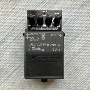 中古 BOSS Digital Reverv/Delay RV-3