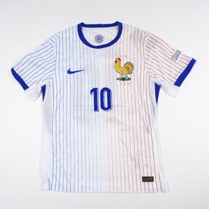 NIKE ナイキ フランス代表 2024 ユニフォーム アウェイ 半袖 レプリカ size L #10.エムバペ #1018319 シャツ スポーツ