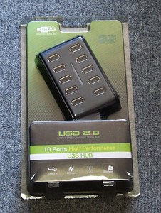 HLMSKD USB 2.0 10 ポートUSB ハブ