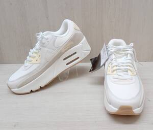 NIKE/ナイキ/スニーカー/WS AIR MAX 90 LV8/Sail/FD4328-100/ホワイト×ベージュ系/25.5cm