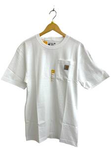 Carhartt (カーハート) Loose Fit S/S POCKET ルーズ フィット ヘビーウェイト ポケットTシャツ 半袖 K87-M S ホワイト メンズ/004