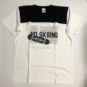 NO SK8iNG フットボールTシャツ サイズM ブラック ホワイト スケボー スケートボード 完売品　