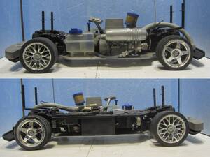 TAMIYA 1/10 エンジン(FS-12)ラジコンカー 本体のみ ジャンク品 管HJ617