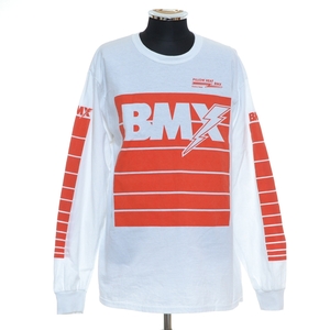 ●460579 JOURNAL STANDARD ジャーナルスタンダード ロンTシャツ 長袖 FACTORY TEAM BMX サイズL メンズ ホワイト