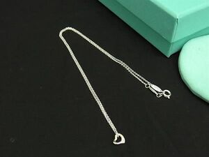 ■新品同様■ TIFFANY＆Co ティファニー エルサペレッティ オープンハート SV925 ネックレス アクセサリー シルバー系 FE3239