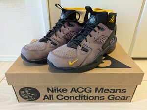 送料無料　AIR MOWABB　28センチ　NIKE　エアモワブ　ナイキ　US10　GRAVITY PURPLE　紫　USED　スニーカー