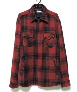 LEVI’S リーバイス Red Tab 長袖 チェック柄 ジップ ジャケット　L