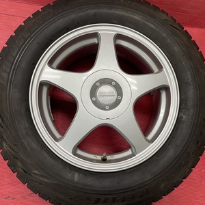 タイヤホイール4本 215/65R16 16×7.0J 35 114.3 5H ブリヂストン ブリザック GZ アルファード ヴェルファイア (20/30)