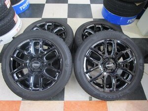 RAYS TEAM DAYTONA F6 drive カローラクロス C-HR 18インチ 7.5J +43 5H 114.3 中古 22年製 ブリヂストン ALENZA LX100 225/50R18 中古