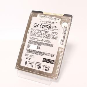 HGST｜40GB｜IC25N040ATMR04-0｜4200rpm｜Ultra ATA100｜HDD｜2.5インチ｜9.5mm｜Travelstar｜日立｜230172