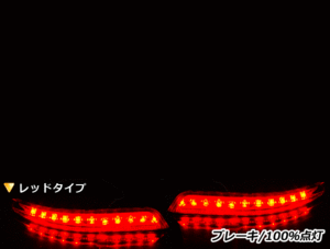 純正交換式 LEDリフレクター セレナ C26 レッド C26/NC26/FC26/FNC26 H22.11～ 日産 リア エアロ テール ブレーキ バックランプ ライト